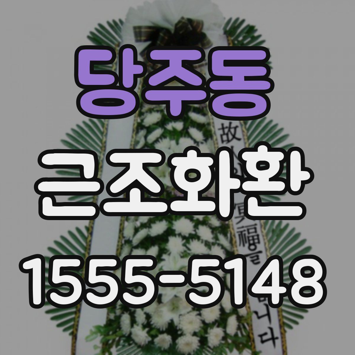당주동 근조화환
