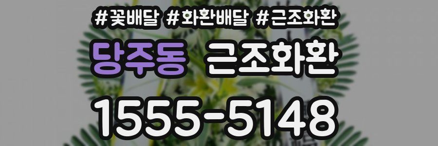 당주동 근조화환