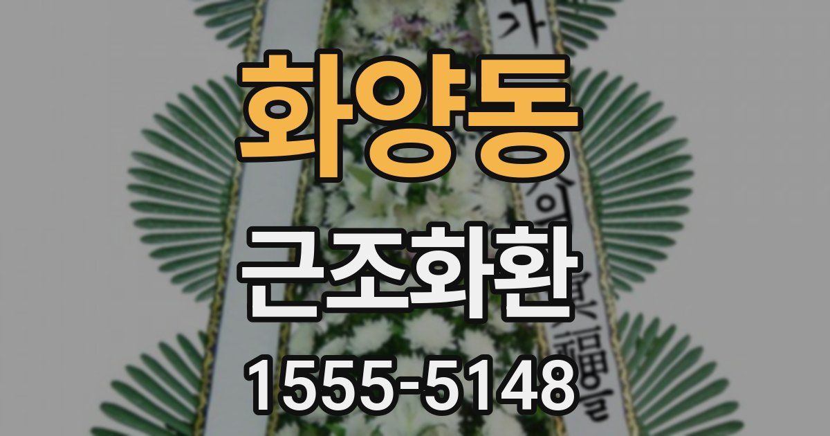 화양동 근조화환