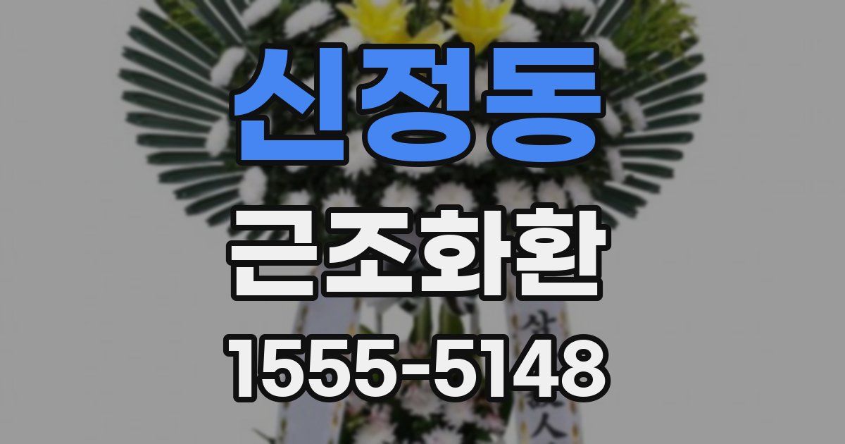 신정동 근조화환