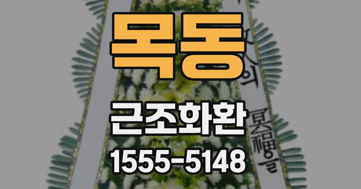 목동 근조화환
