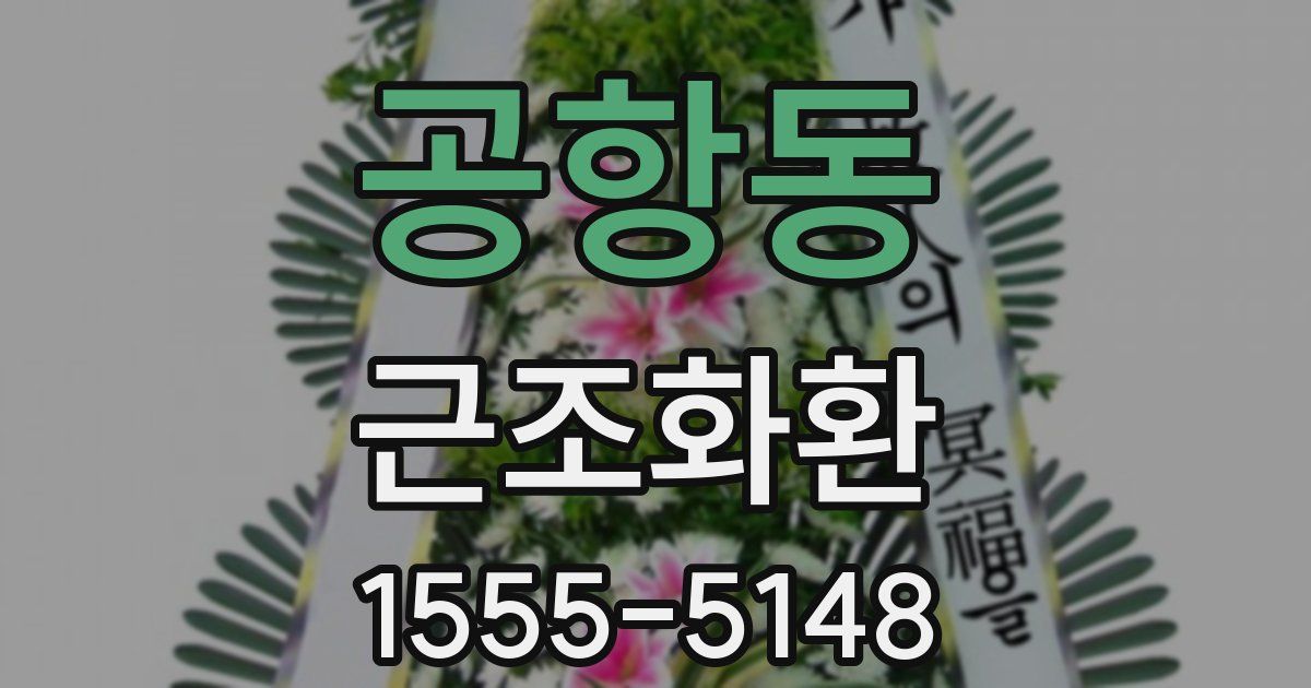공항동 근조화환