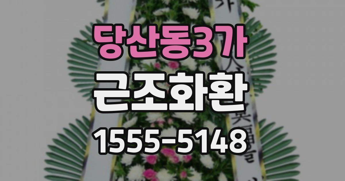 당산동3가 근조화환
