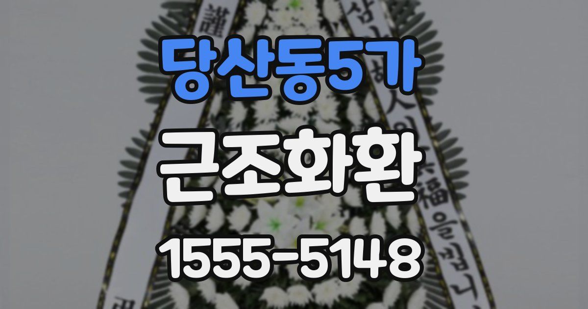 당산동5가 근조화환
