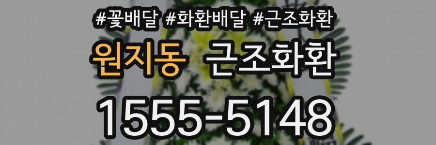 원지동 근조화환