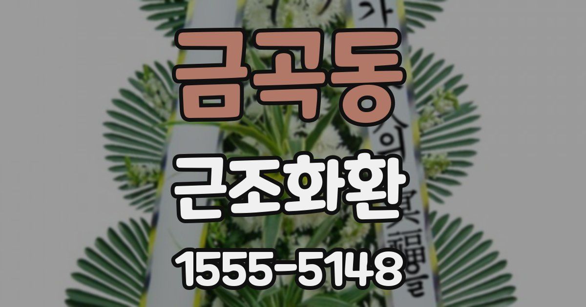 금곡동 근조화환