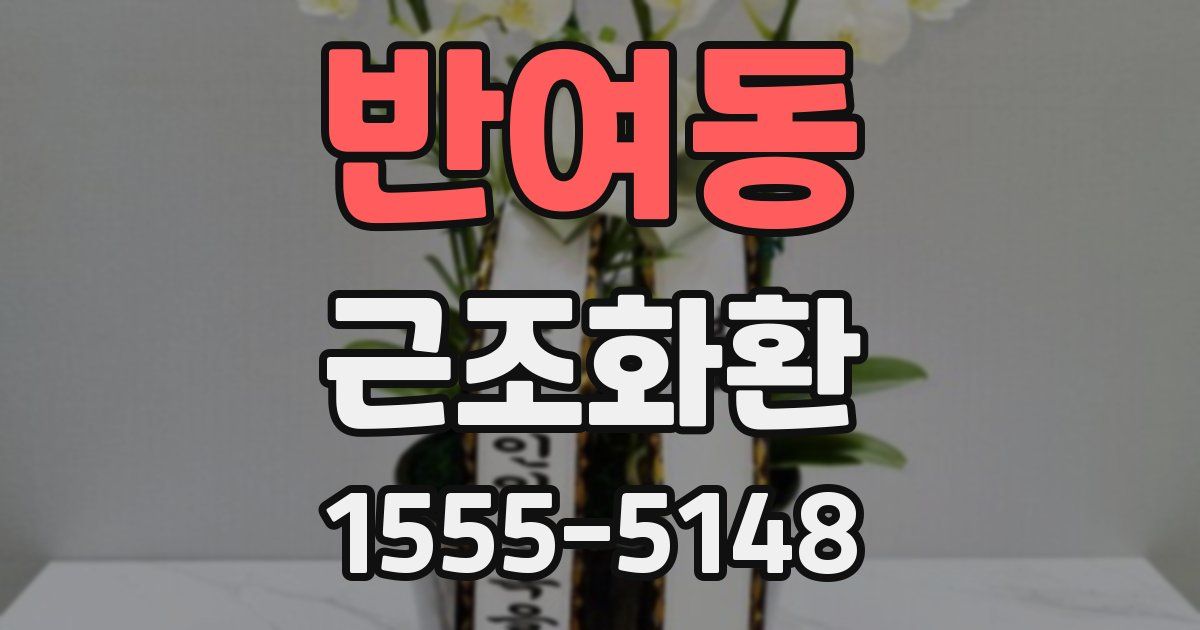 반여동 근조화환