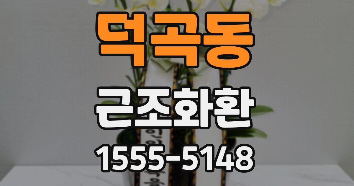 덕곡동 근조화환