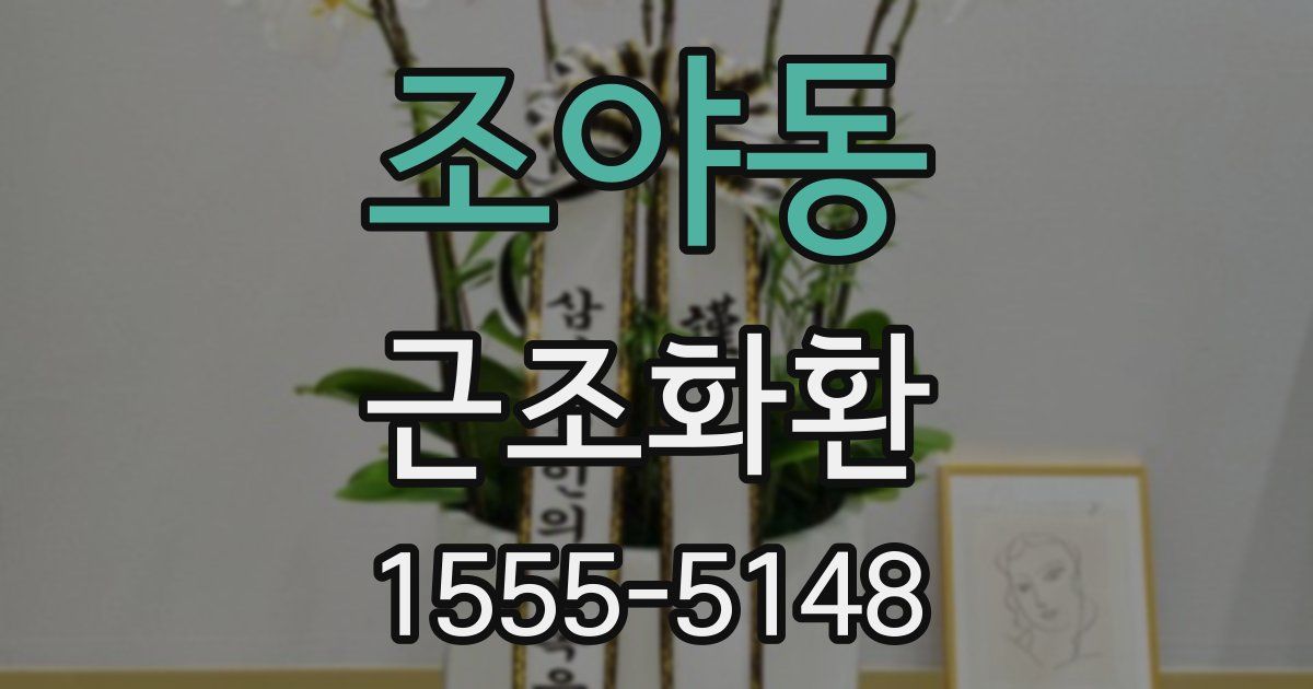 조야동 근조화환