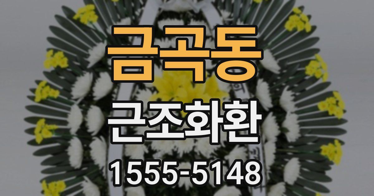 금곡동 근조화환