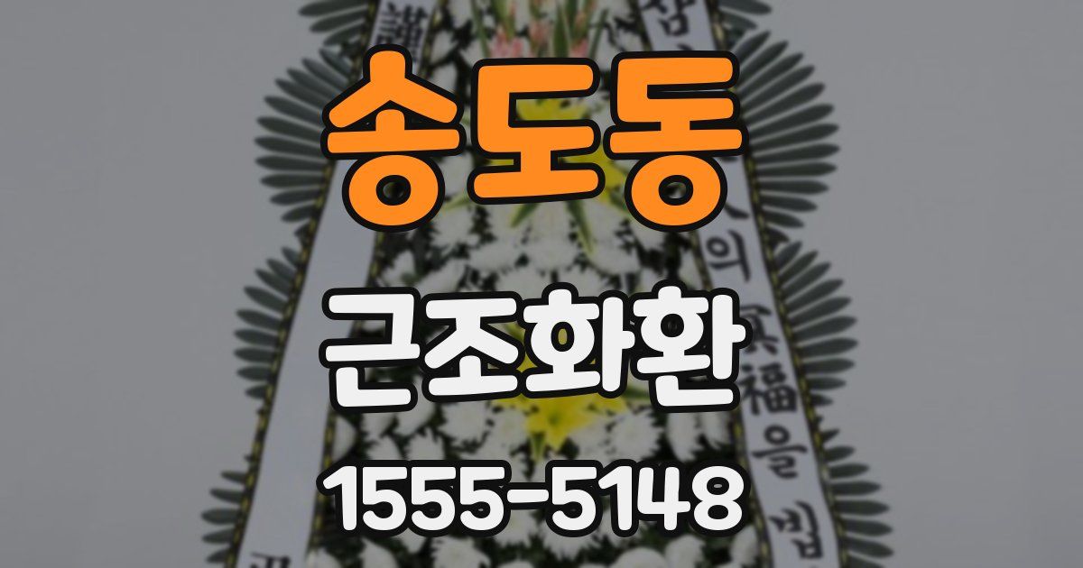송도동 근조화환