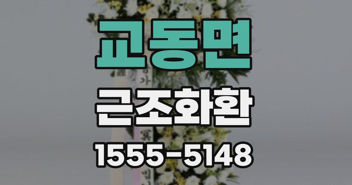 교동면 근조화환