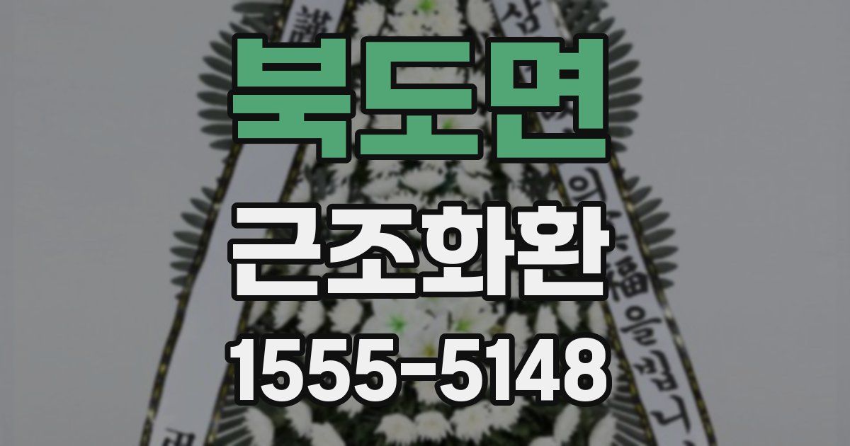 북도면 근조화환