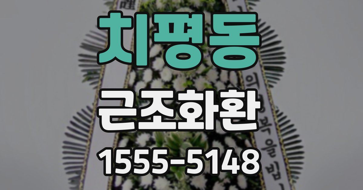 치평동 근조화환
