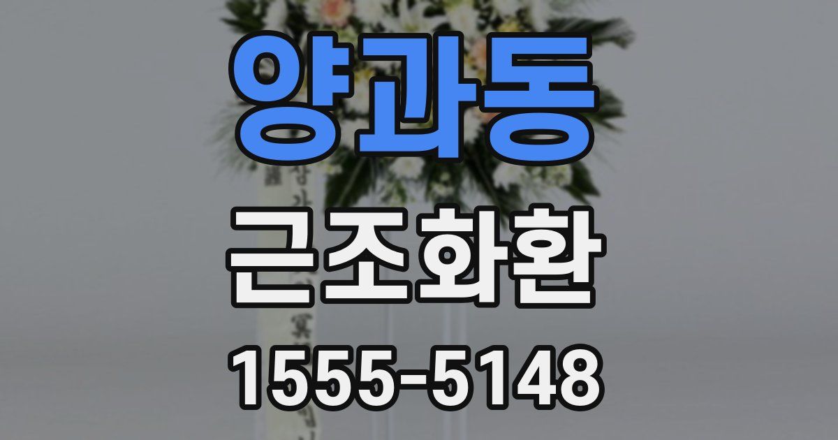 양과동 근조화환