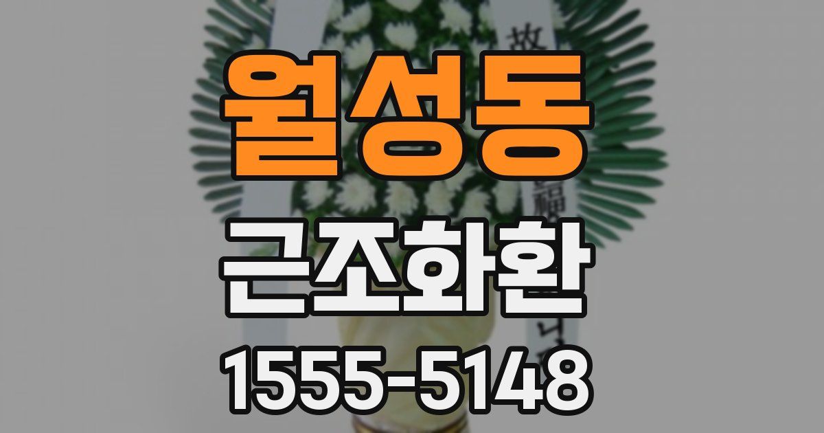 월성동 근조화환