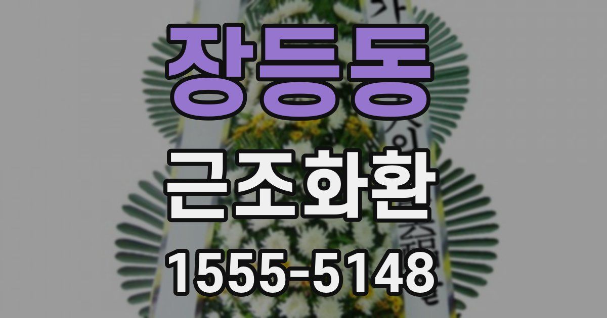 장등동 근조화환