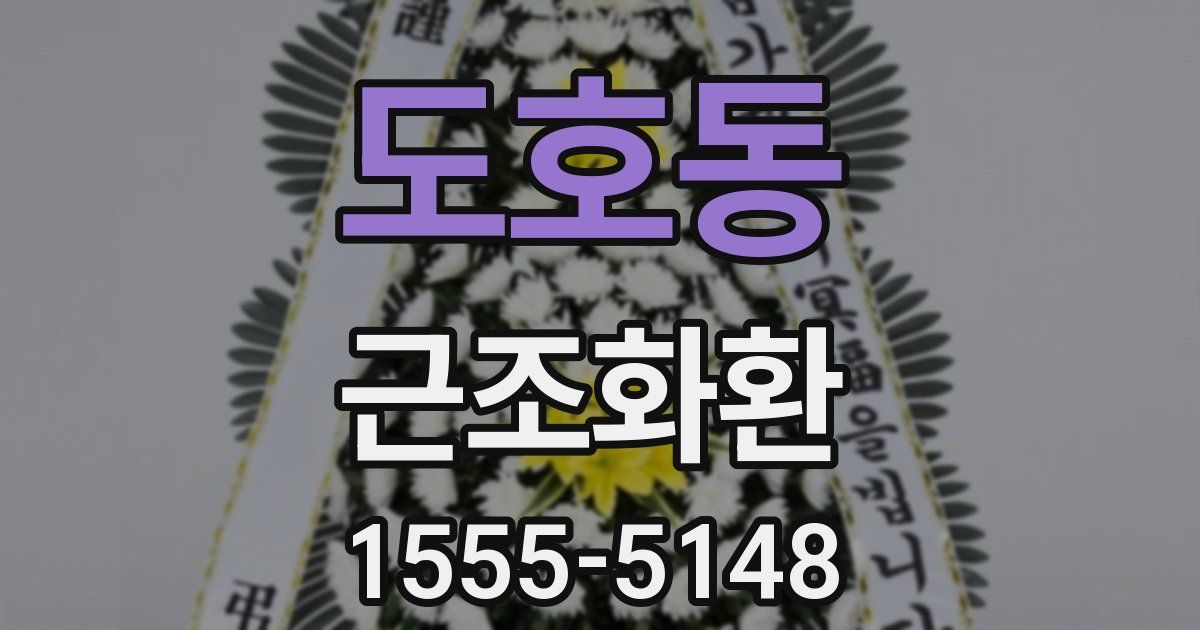 도호동 근조화환