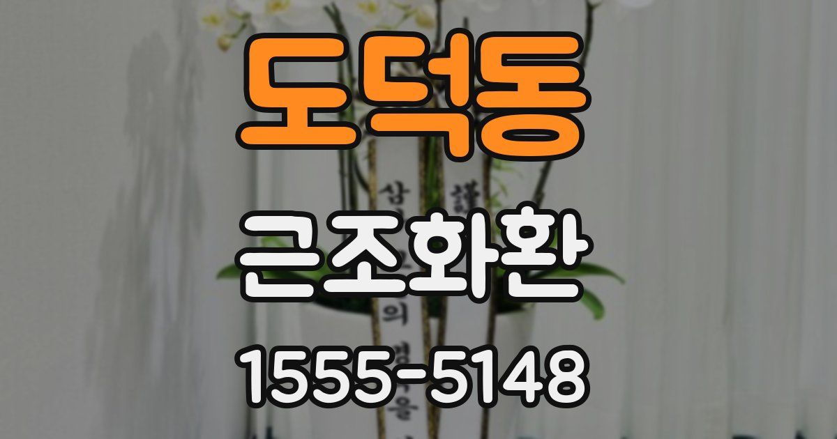 도덕동 근조화환