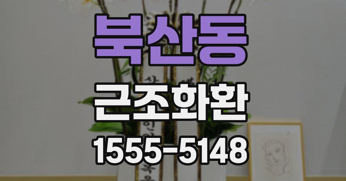 북산동 근조화환