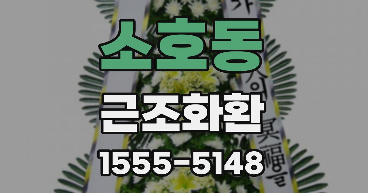소호동 근조화환