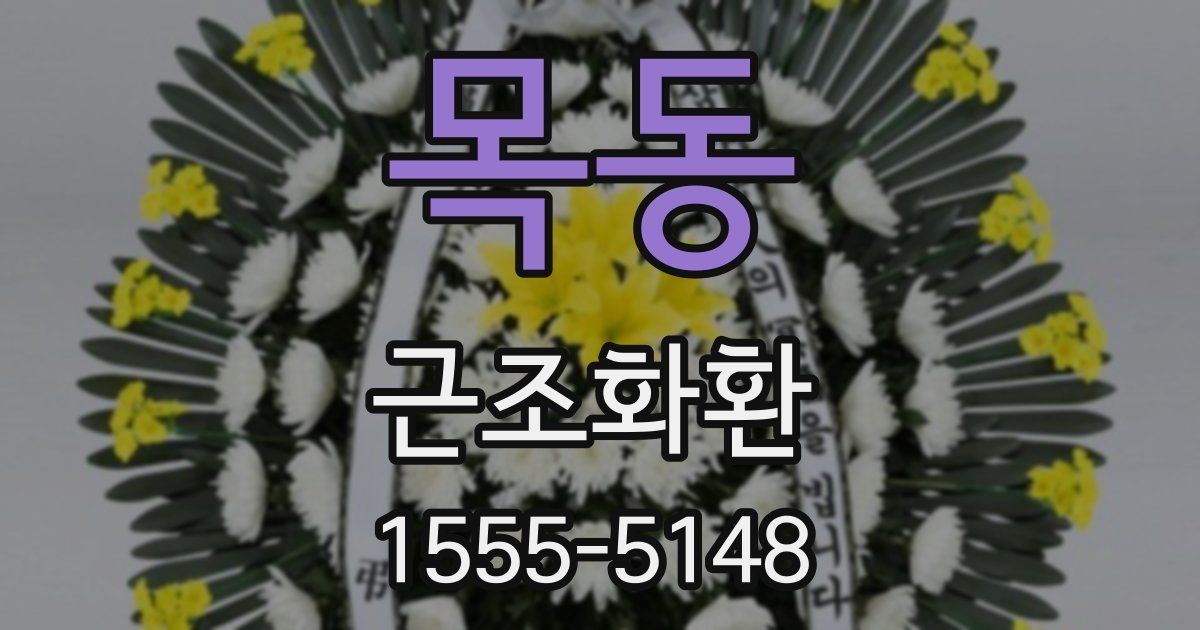 목동 근조화환