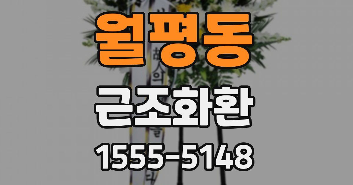 월평동 근조화환