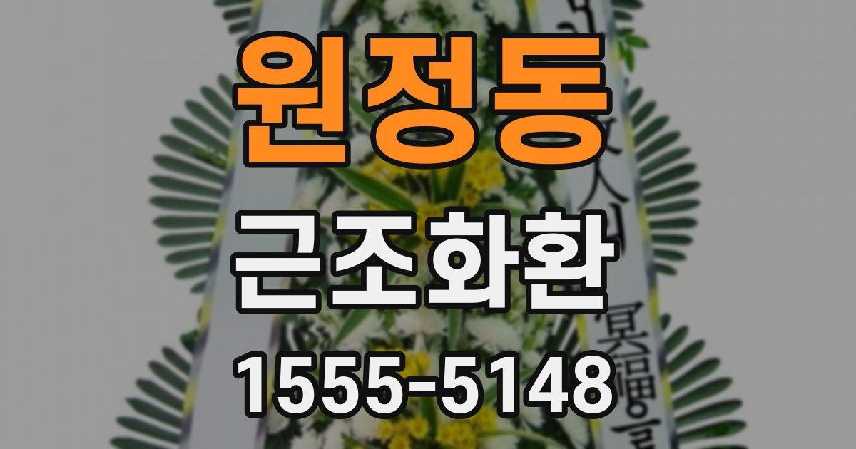 원정동 근조화환