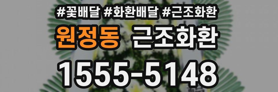 원정동 근조화환