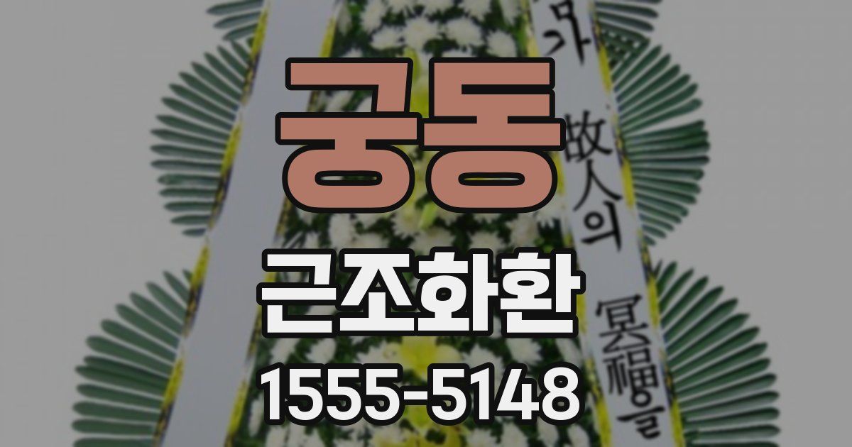 궁동 근조화환