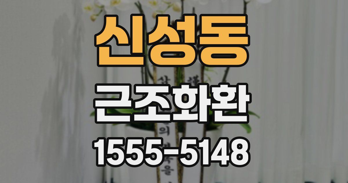 신성동 근조화환