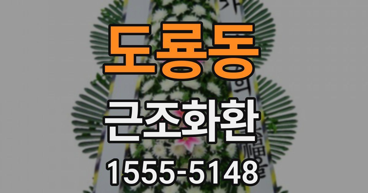 도룡동 근조화환