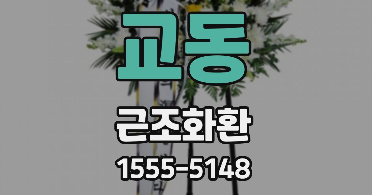 교동 근조화환