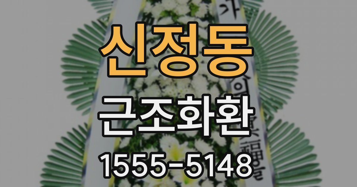 신정동 근조화환