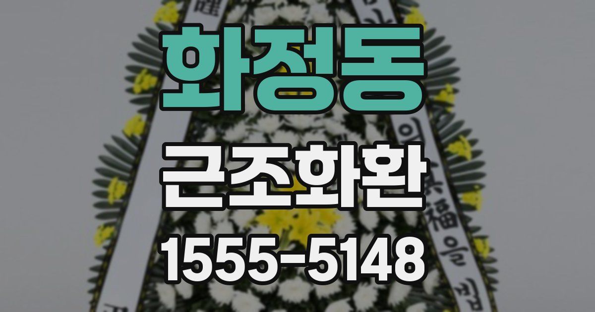 화정동 근조화환