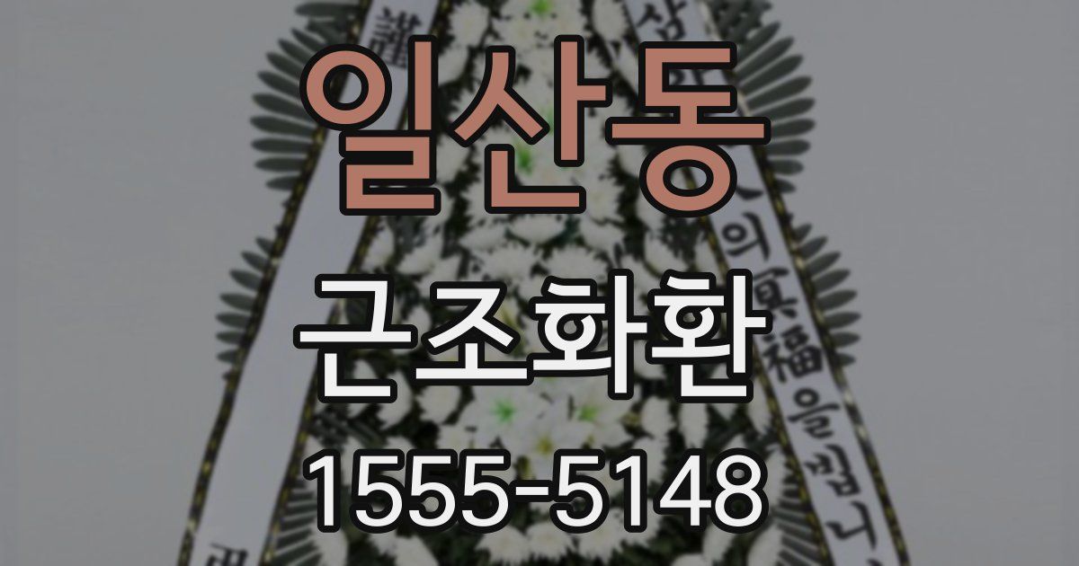 일산동 근조화환
