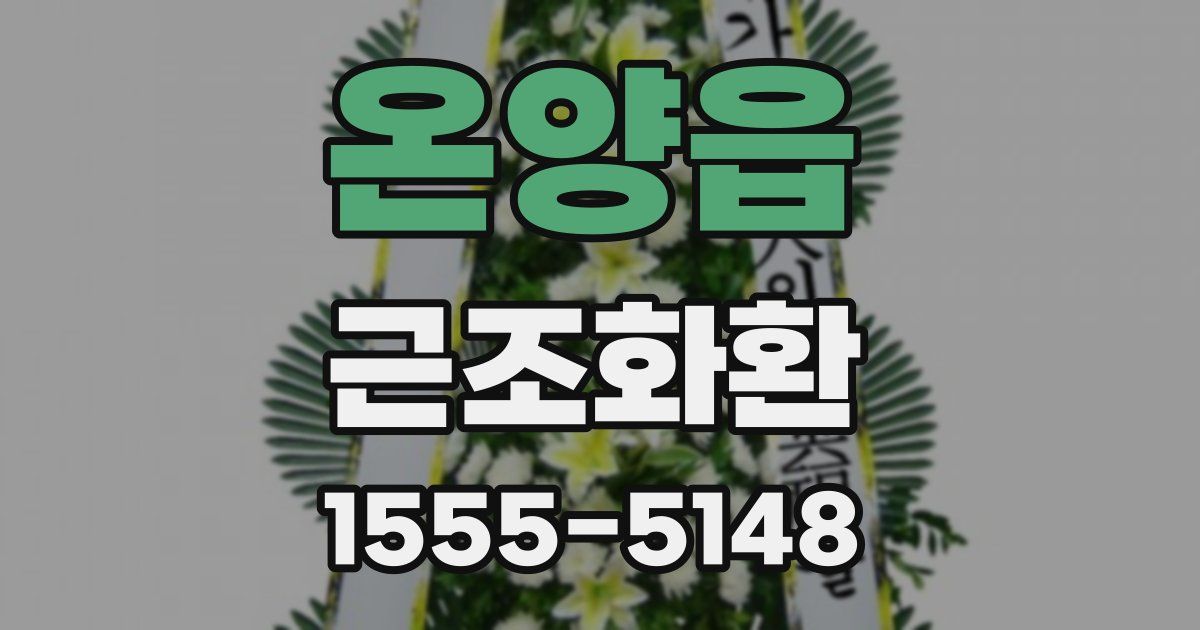 온양읍 근조화환