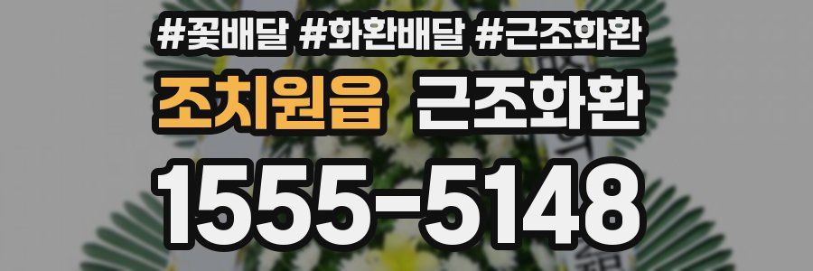 조치원읍 근조화환
