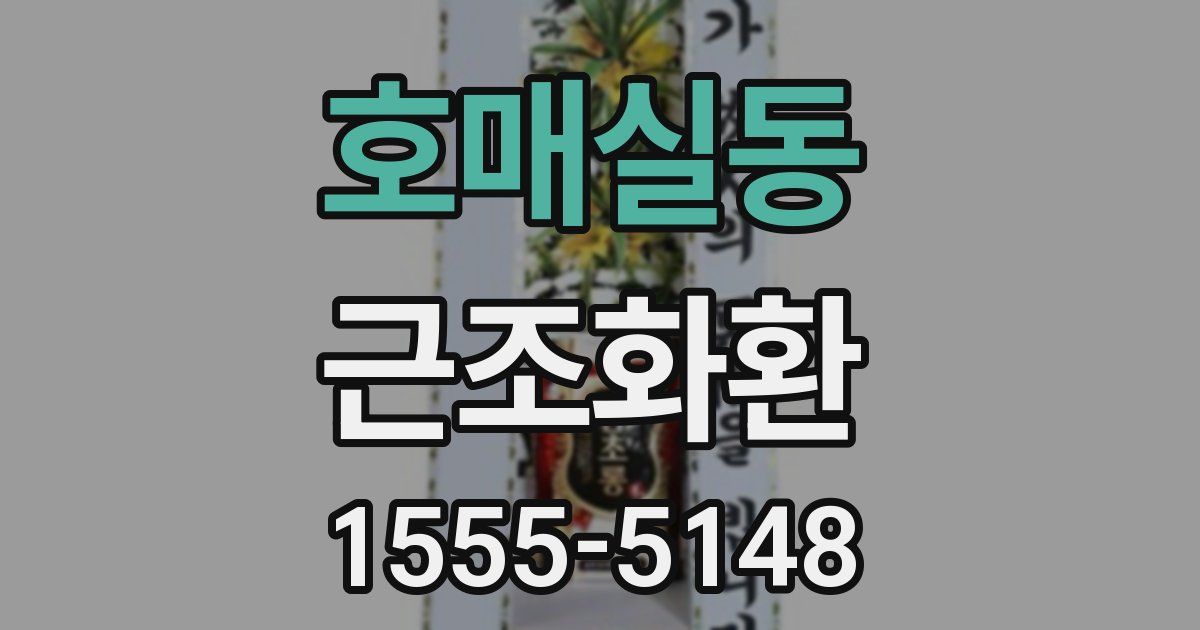 호매실동 근조화환