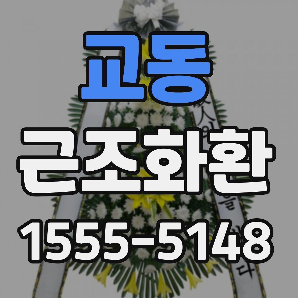 교동 근조화환 문구와 리본 색상 선택 시 참고할 점