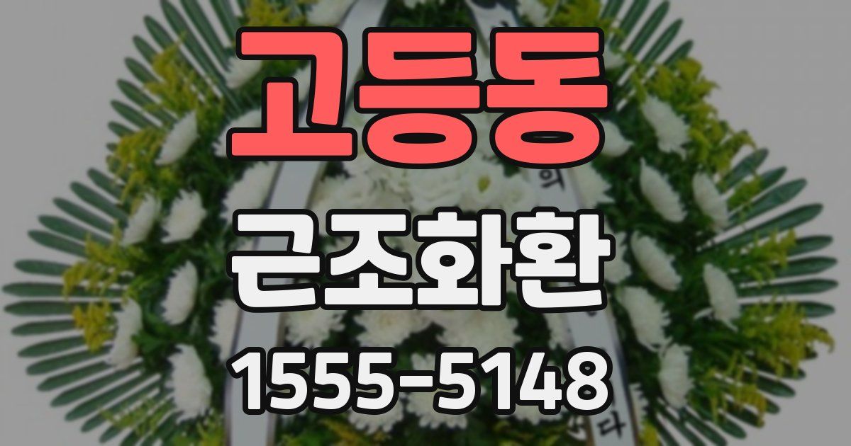 고등동 근조화환