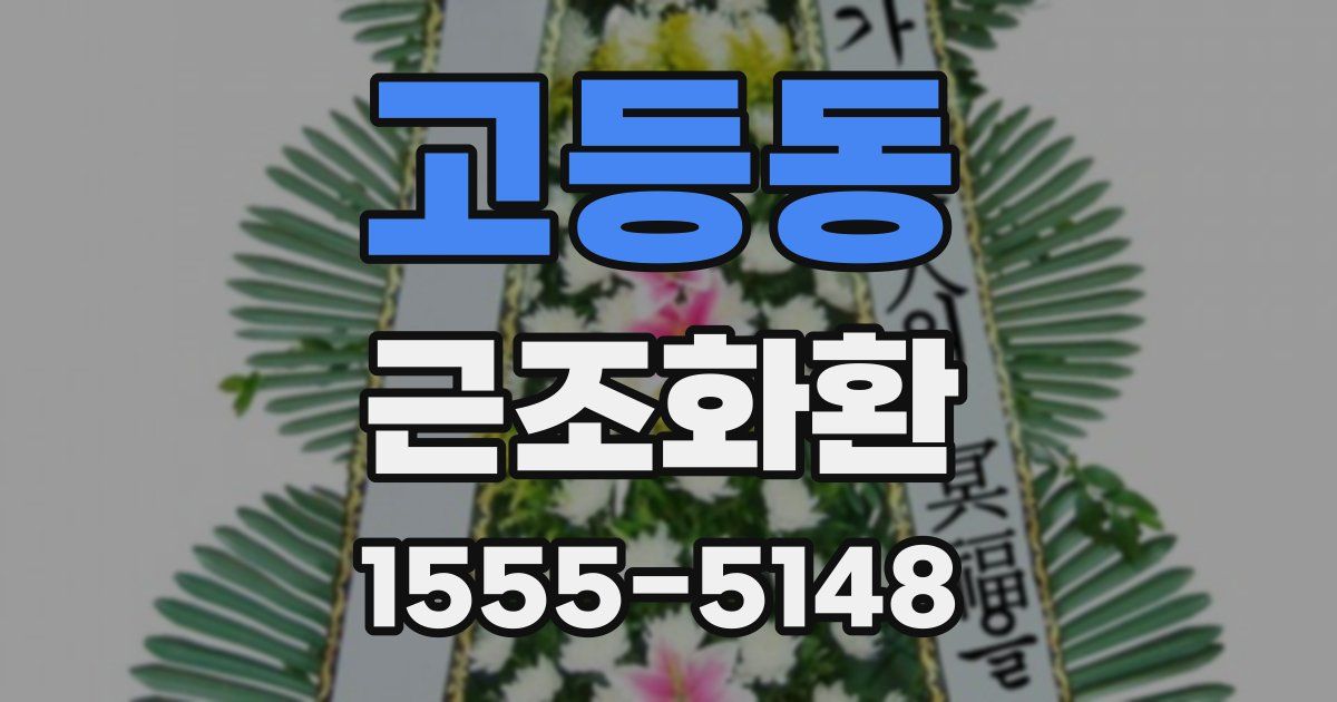 고등동 근조화환