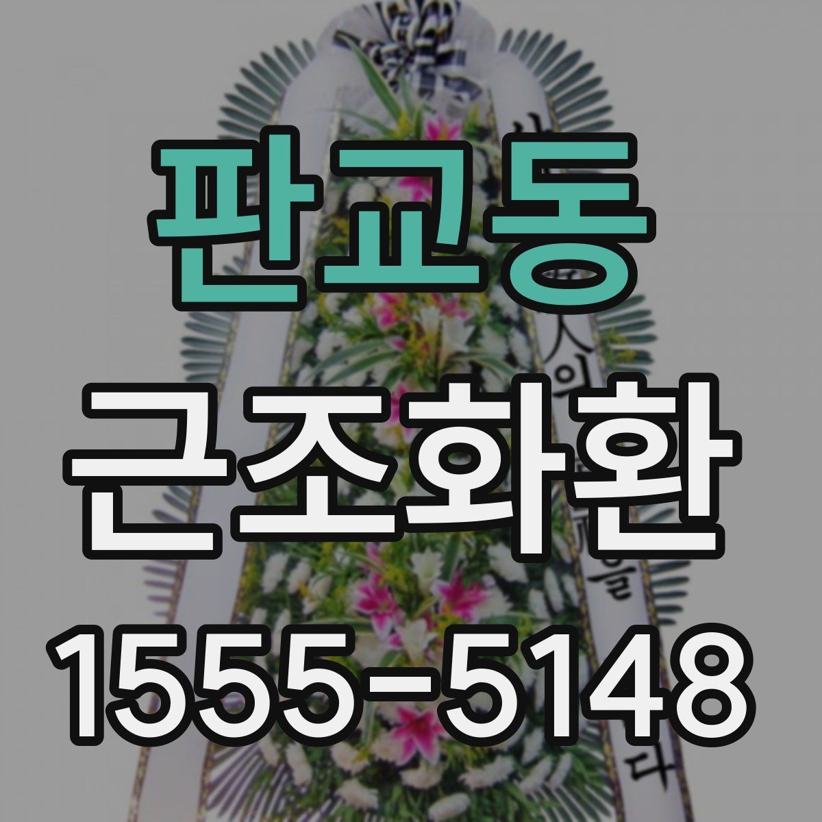 판교동 근조화환