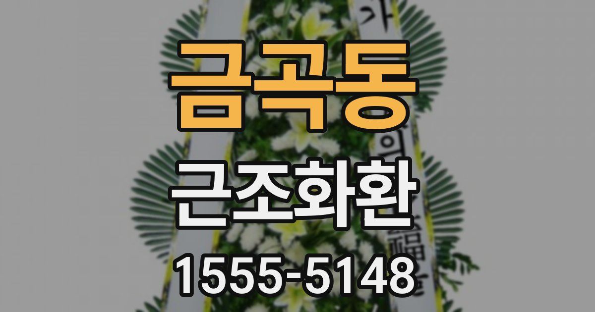 금곡동 근조화환