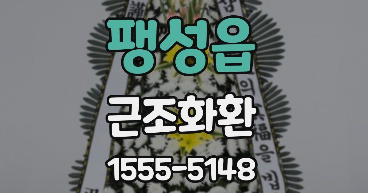 팽성읍 근조화환