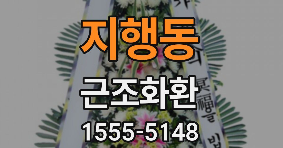지행동 근조화환