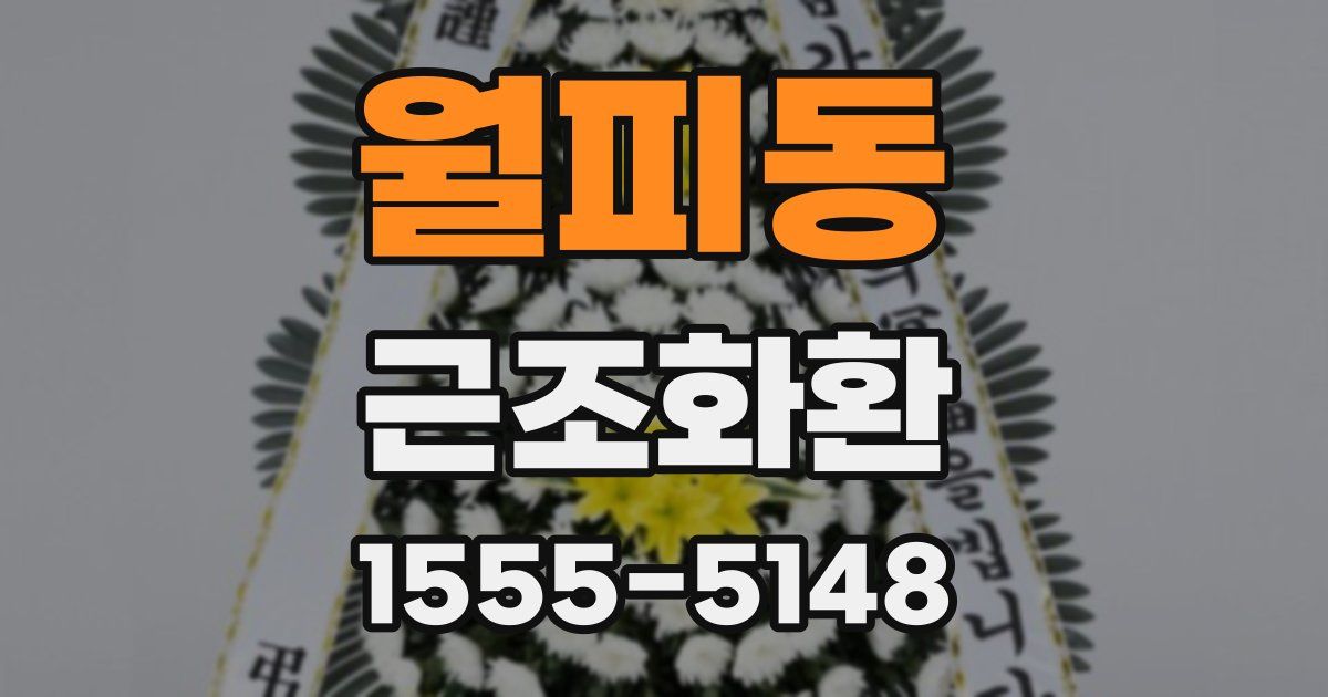 월피동 근조화환