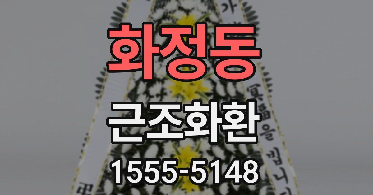 화정동 근조화환