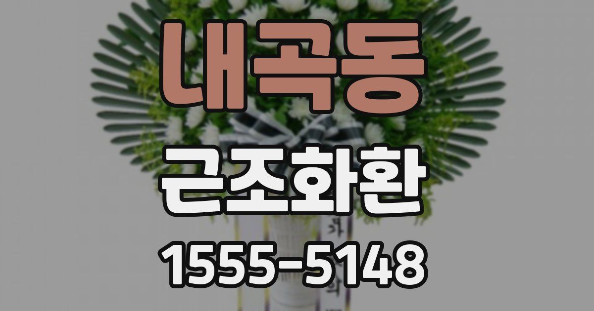 내곡동 근조화환
