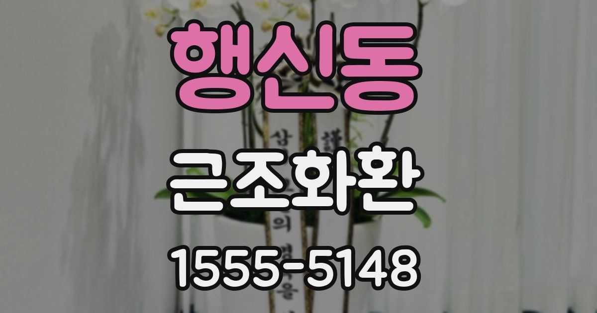 행신동 근조화환